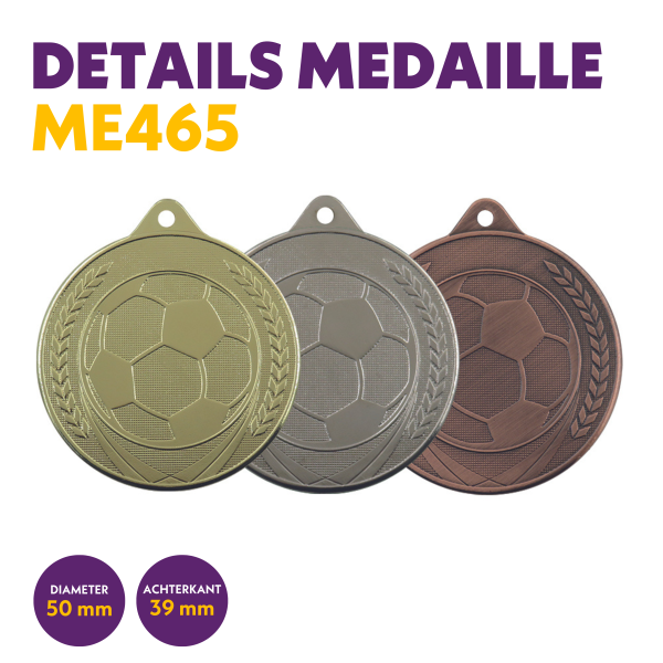 ME 465 Voetbalmedaille