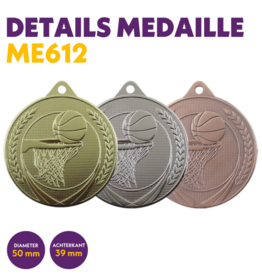 ME 612 Basketbal medaille