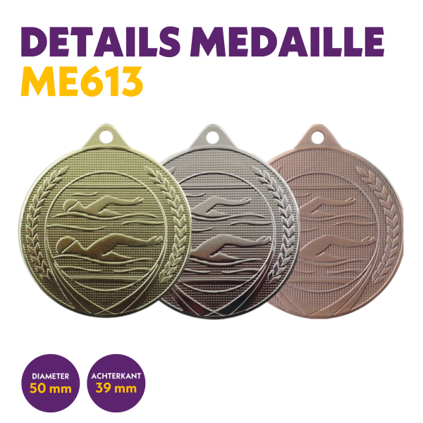 ME 613 Zwemmedaille