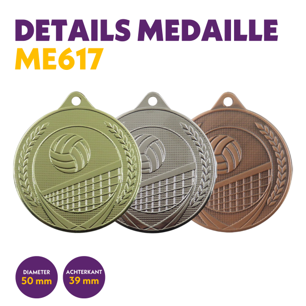 ME 617 Volleybalmedaille
