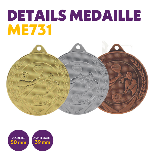 ME 731 Padelmedaille