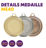 ME 40 medaille voor 25 mm afbeelding