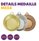 ME 4 medaille voor 25 mm afbeelding