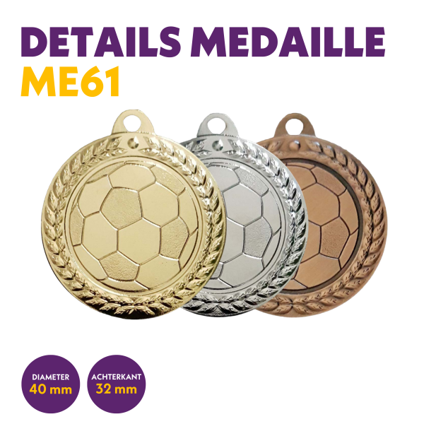 ME 61 Voetbalmedaille
