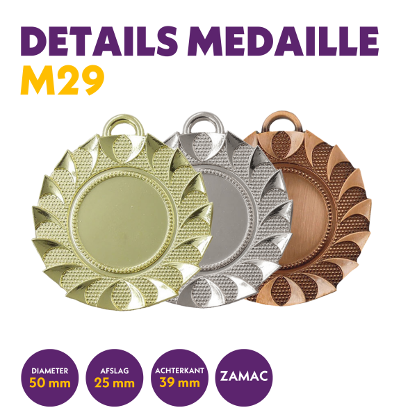 M 29 medaille voor 25 mm afbeelding
