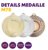 M 78 medaille voor 25 mm afbeelding