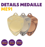 ME 91 medaille voor 25 mm afbeelding