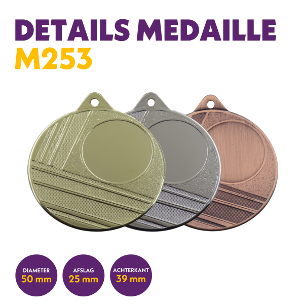 M 253 medaille voor 25 mm afbeelding