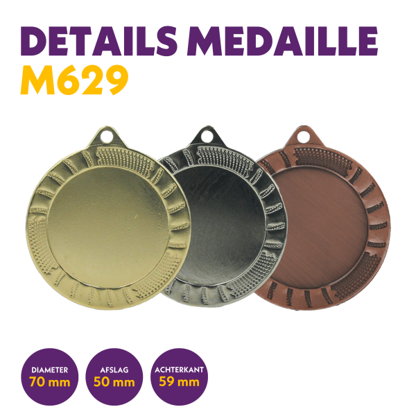 M 629 medaille voor 50 mm afbeelding