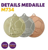 M 734 Voetbalmedaille
