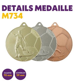 M 734 Voetbalmedaille
