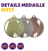 M 323 medaille voor 25 mm afbeelding