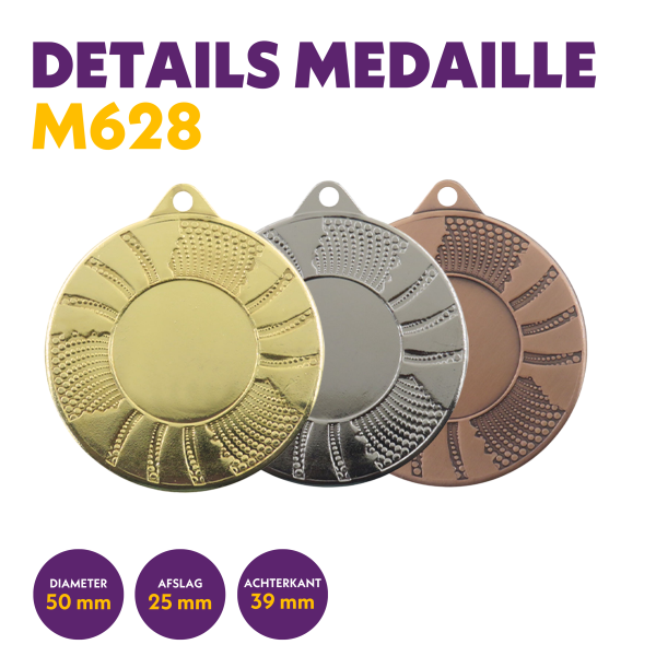 M 628 medaille voor 25 mm afbeelding
