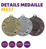 M 637 medaille voor 25 mm afbeelding