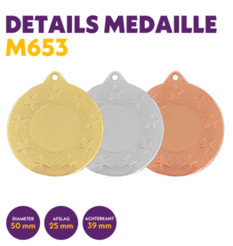 M 653 medaille voor 25 mm afbeelding