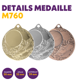 M 760 Voetbalmedaille  en 25 mm afslag