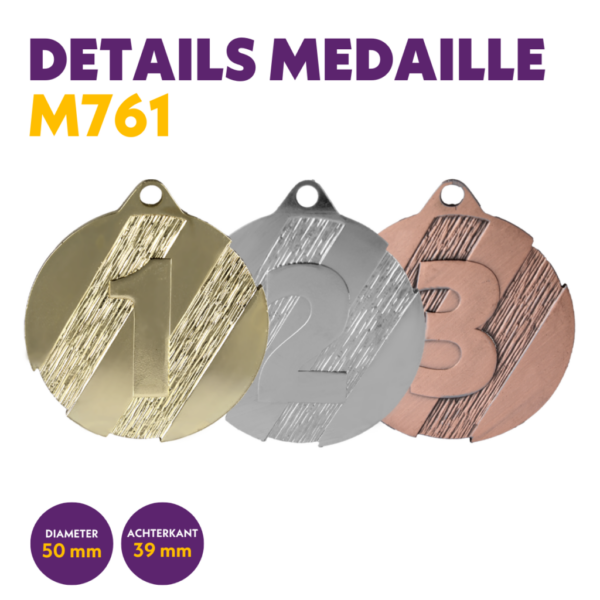 M 761 Medaille 1/2/3