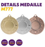 M 777 Voetbalmedaille  en 25 mm afslag