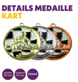Medaille karting
