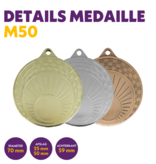 M 50 medaille voor 50 mm afbeelding
