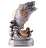 R 2641 Vis  Antiek zilver 35 cm