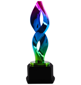 R 2661   Sculptuur B  Multycolor 34 Cm