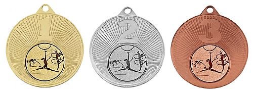 M 61/25 Medaille met cijfer incl. afbeelding,  lint en graveren