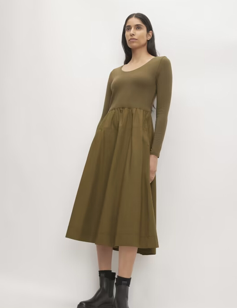 amet Long-Sleeve Riviera Dress