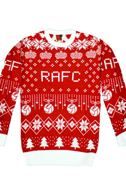 lus Baffle Anekdote RAFC Kersttrui Rood/Wit - RAFC Official Fanshop