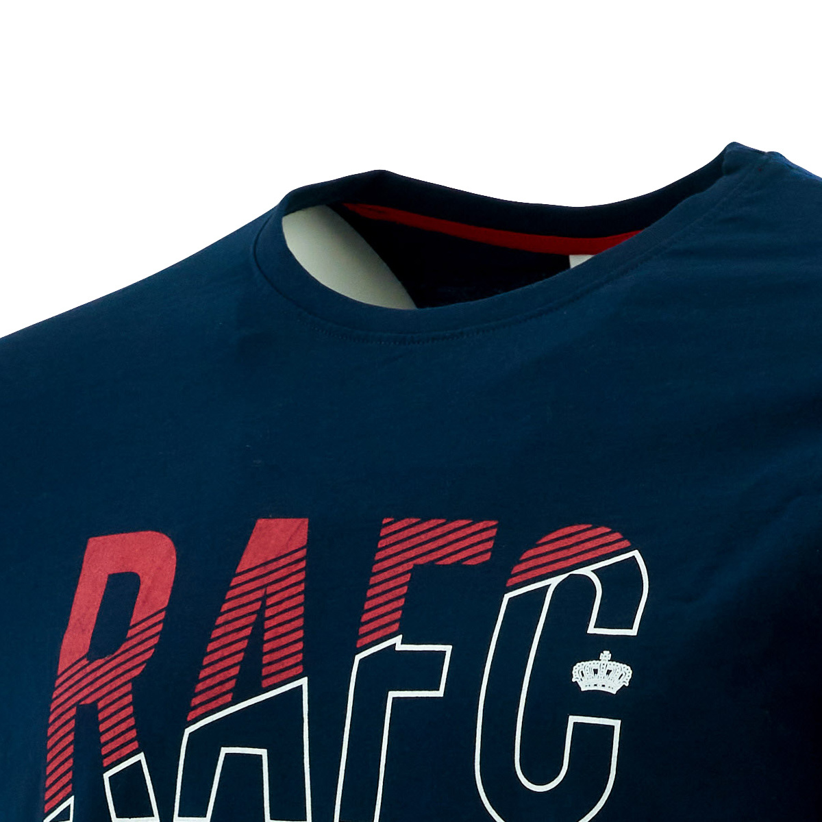 T-shirt donkerblauw RAFC lijndesign met kroontje-5