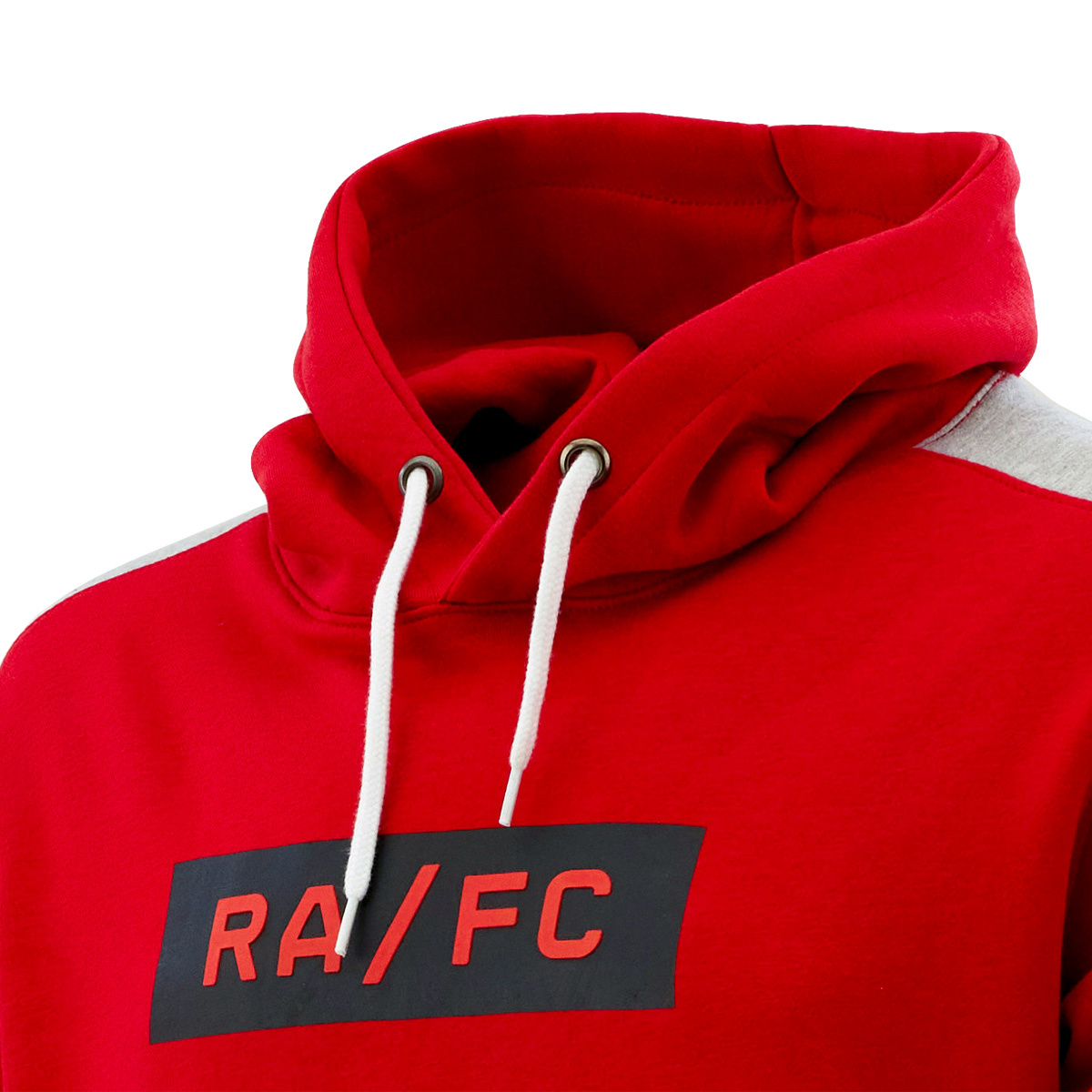 Hoodie rood met grijze accenten RA/FC-5