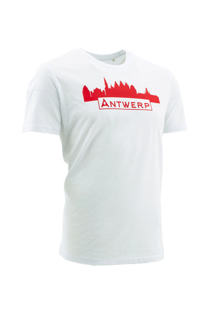 T-shirt wit RAFC Skyline Antwerp