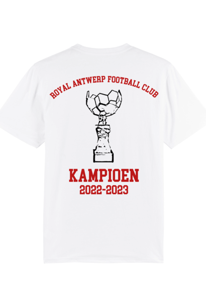 T-shirt wit - RAFC Kampioen
