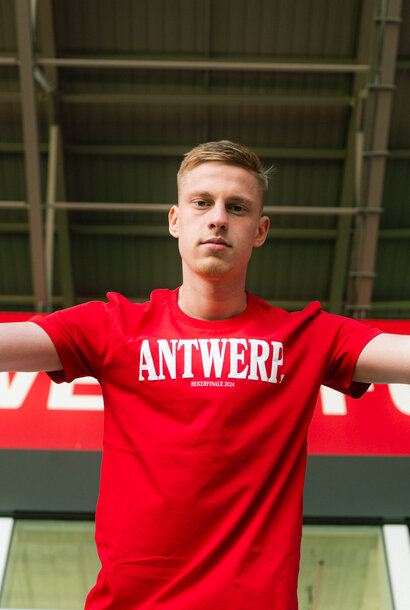 T-shirt Rood - ANTWERP Bekerfinale 2024