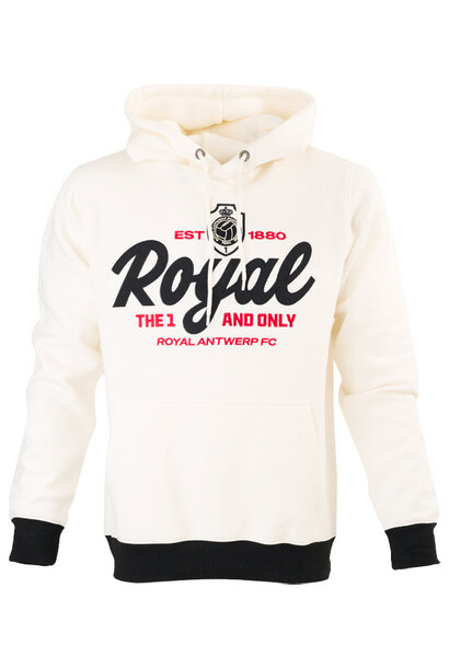 Hoodie Royal the 1 and Only  Kids - Offwhite