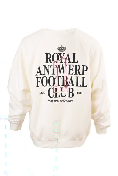Oversized Sweater Offwhite Rugprint