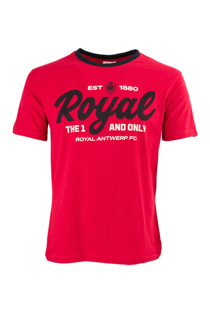T-shirt Royal the 1 and only - Rood