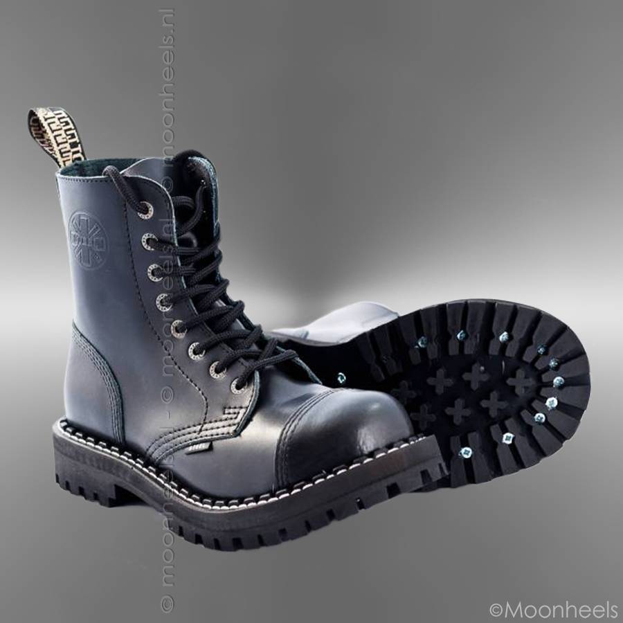 cheap black work boots for mens