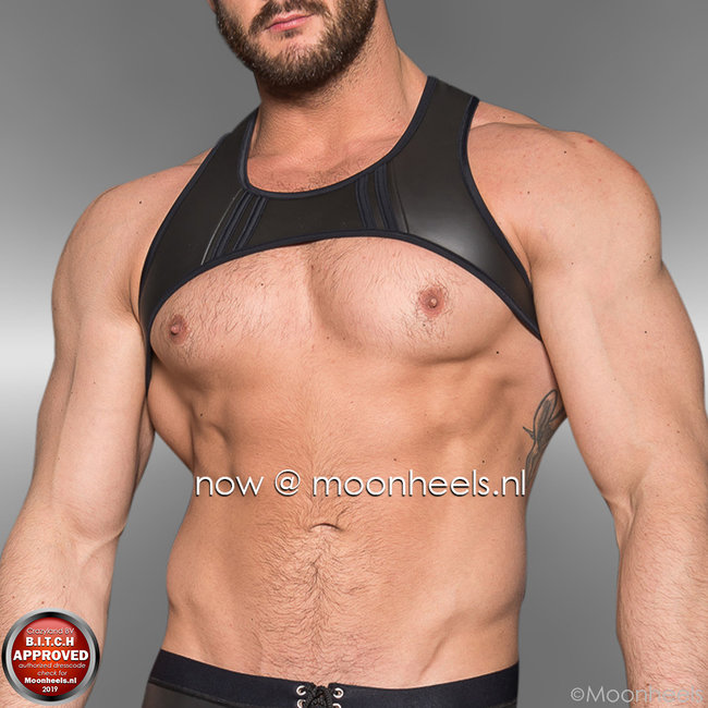 Rubber (Neopreen)  Borst Harnas Man