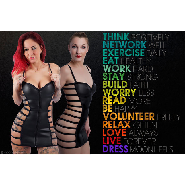 Rubber (Neoprene) dress "Breezy" Red Line