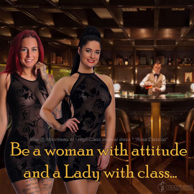 Classy lingeriejurk "Rosa Elegante"