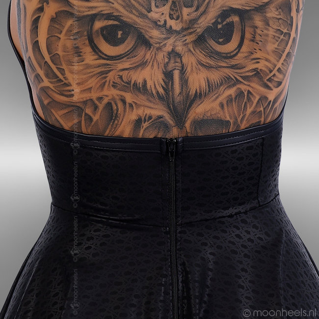 Verleidelijke wetlook jurk Nora