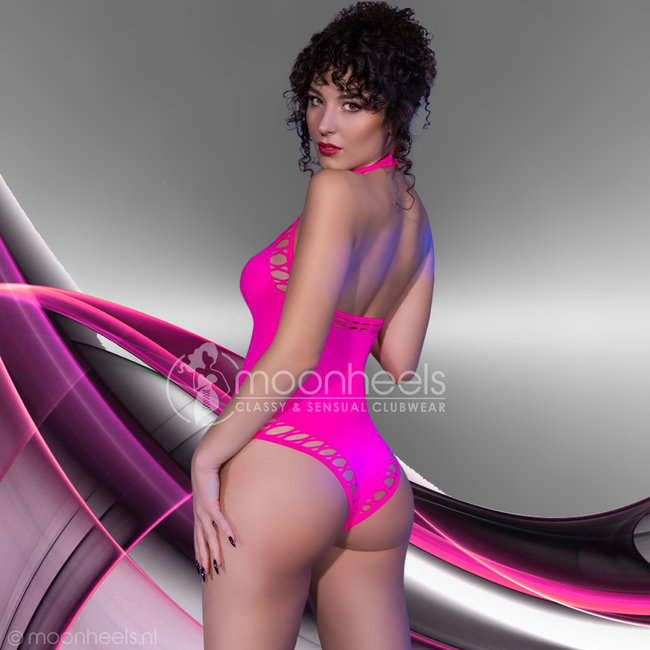 Spannende roze naadloze body