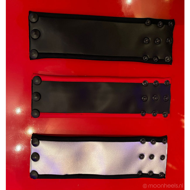 Handige pols portemonee van Neopreen (rubber) zwart