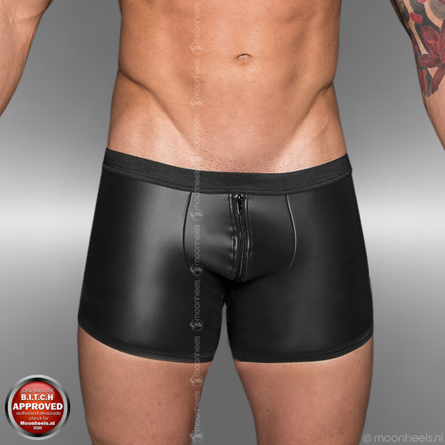 Stoere Lange Rubber (Neopreen) Boxer "Red Line"