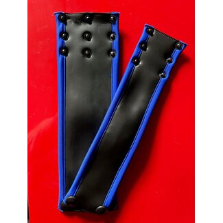 Small Handy wrist wallet made of Neoprene (rubber) "Blue Line"