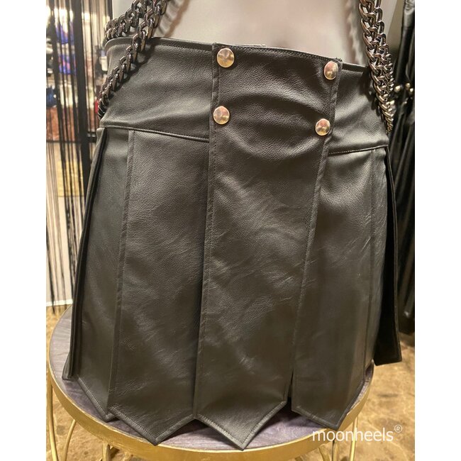 Gladiator skirt of "Heavy Duty" imitation leather
