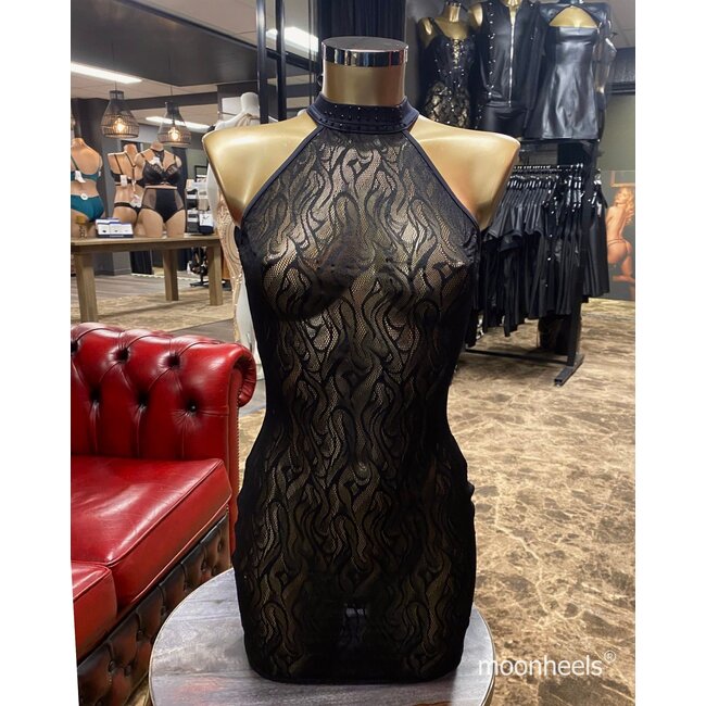 Lingerie dress "Sofia" made of seductive transparent lace  - Copy
