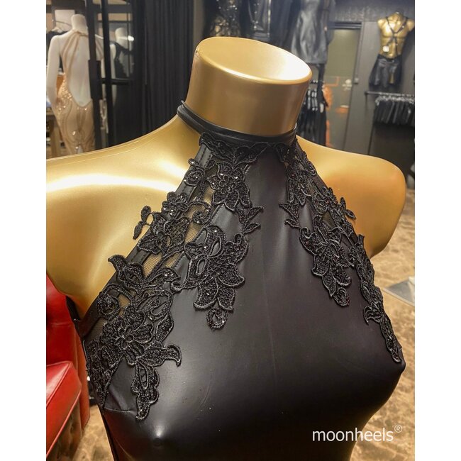 Exclusive Italian wet look design dress "Tatuaggio"  - Copy