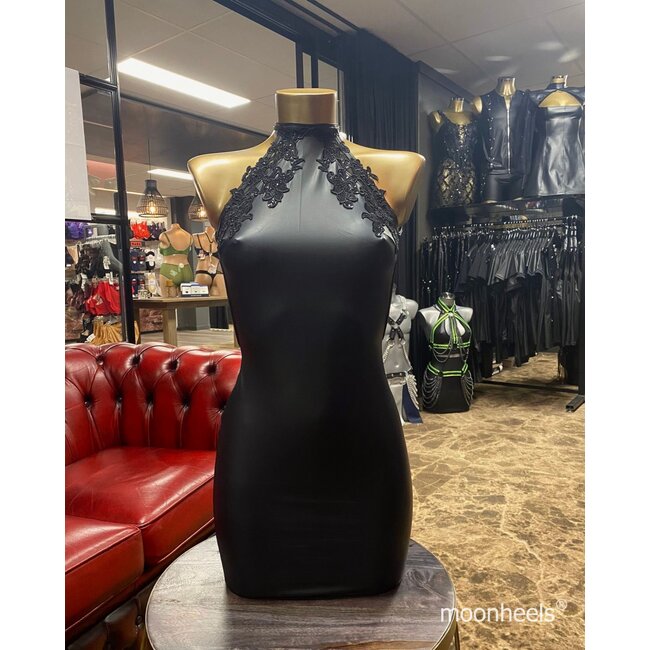 Exclusive Italian wet look design dress "Tatuaggio"  - Copy